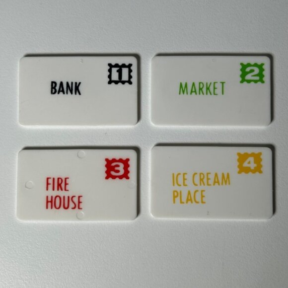 Vintage Fisher Price #2500 Play Family Main Street Biness Mail Complete Set B9 - Picture 2 of 4